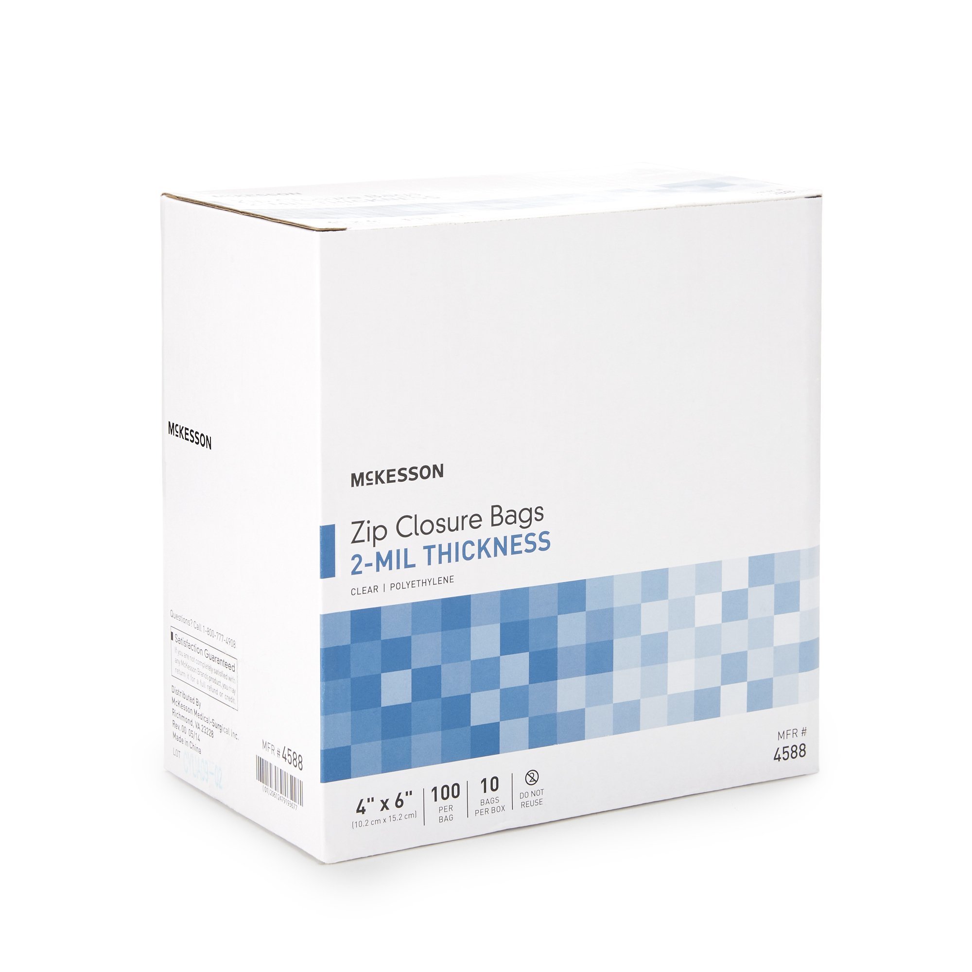 McKesson 4 X 6 Inch Zip Closure Bag - Image 4