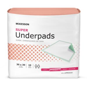 McKesson Super Moderate Absorbency Underpad