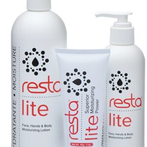 Hand and Body Moisturizer Resta® Lite 3 oz. Tube Unscented Lotion Case of 12