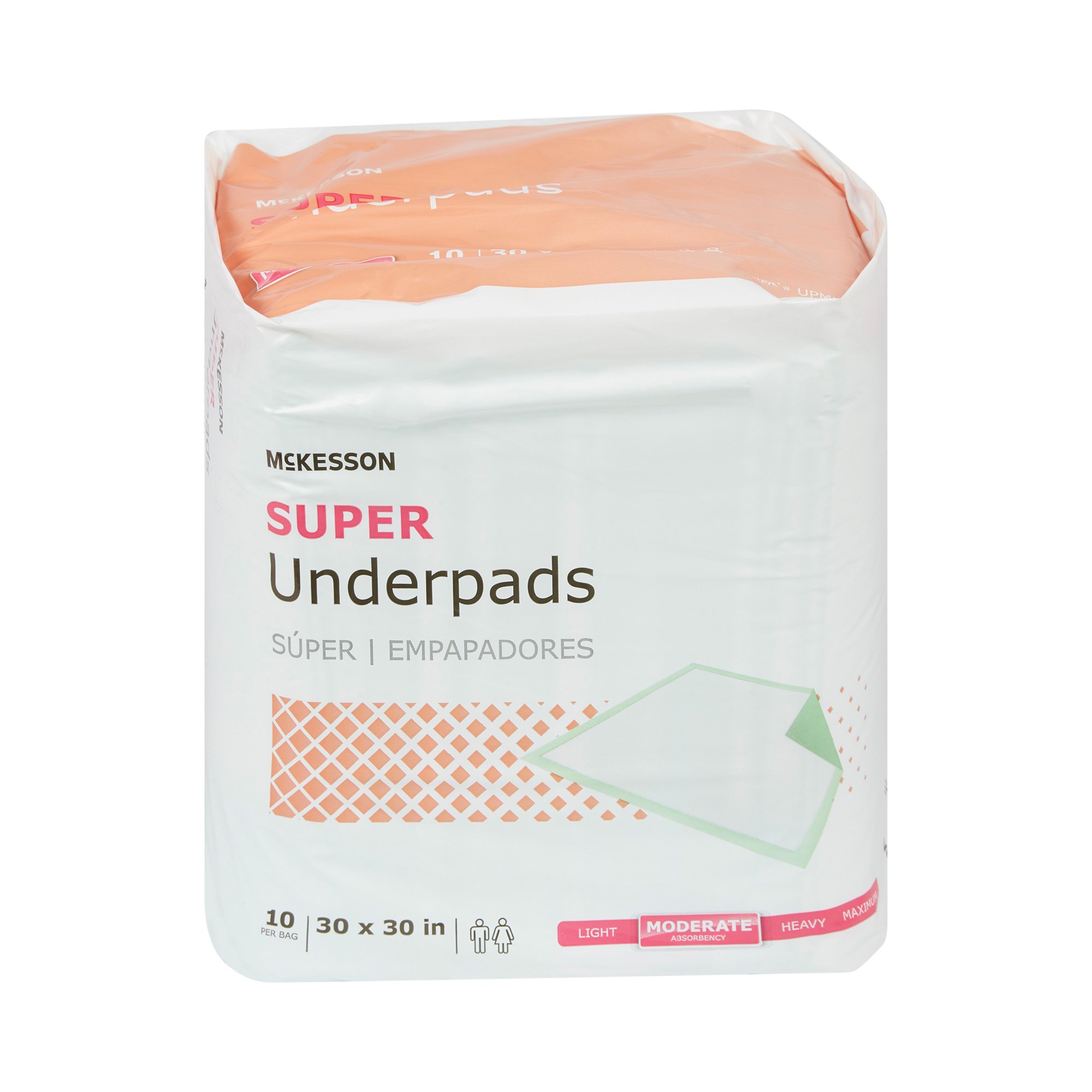 McKesson Super Moderate Absorbency Underpad, 30 x 30 Inch - Image 3
