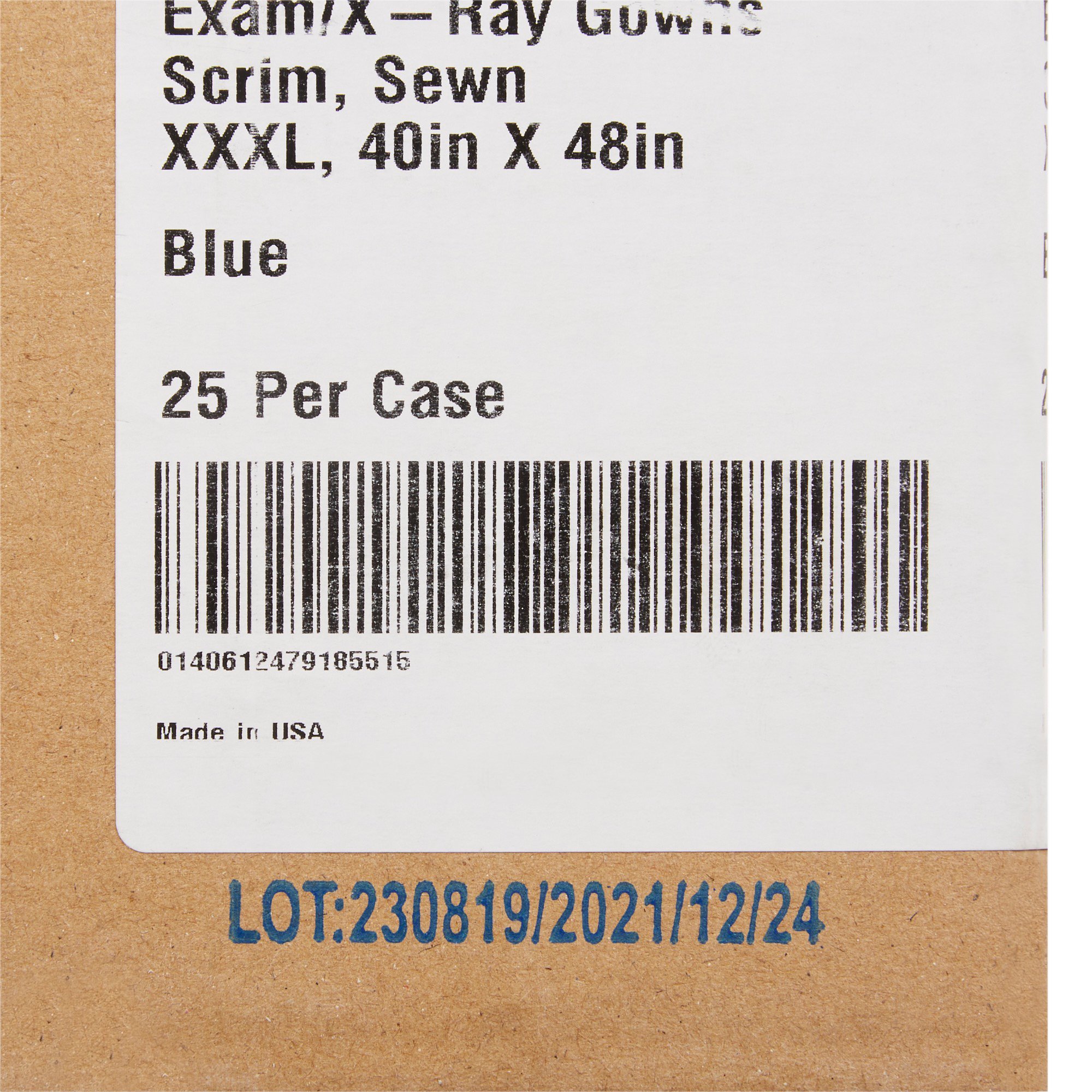 McKesson Patient Exam Gown, 3X-Large - Image 6