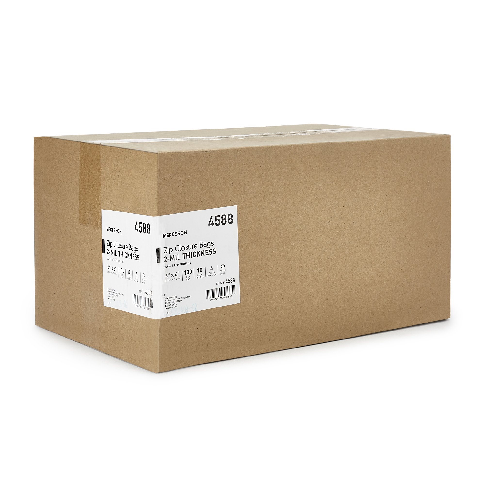 McKesson 4 X 6 Inch Zip Closure Bag - Image 5