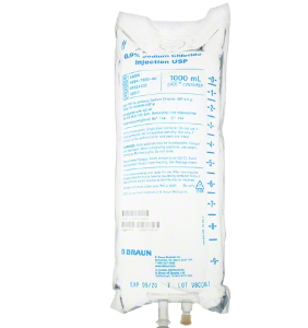 L8000 0.9% Sodium Chloride Solution Injection, 1000 ml Plastic Bag Box of 12