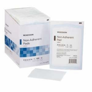 62256 Non-Adherent Dressing 3 X 4 Inch Sterile Rectangle Case of 1200