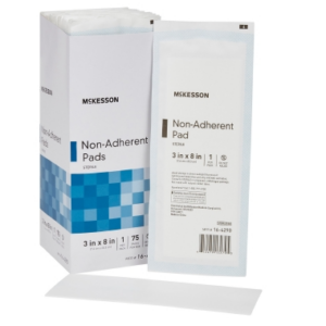 74535 Non-Adherent Dressing 3 x 8 Inch Sterile Rectangle Case of 600