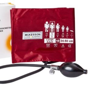 0785 Reusable Blood Pressure Cuff and Bulb LUMEON™ 34 to 50 cm Arm Nylon Cuff Large Adult Cuff Each 1