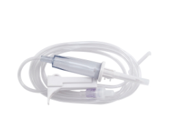 6346 Primary IV Administration Set Gravity Without Ports 15 Drops / mL Drip Rate Without Filter 79 Inch Tubing Solution Without Flow Regulator
