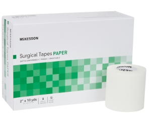 16-47320 Medical Tape White 2 Inch X 10 Yard Paper NonSterile Box of 6