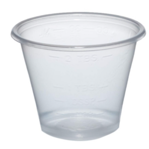 97526 Medicine Cup Medegen 1 oz. Clear Plastic Disposable Bag of 100