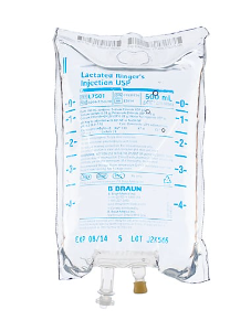 L7501 B. Braun Lactated Ringers Injection, 500 ml Plastic Bag