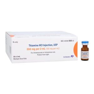 Thiamine HCl Injection 100mg/mL MDV 2mL Box of 25
