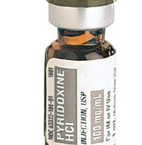Pyridoxine HCl 100 mg / mL Injection 1 mL Box of 25