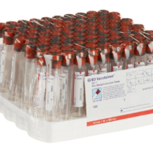 22448 BD Vacutainer SST™ Venous Blood Collection Tube Clot Activator / Separator Gel Additive 8.5 mL Conventional Closure Plastic Tube Box of 100