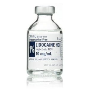 Lidocaine 1% 10 mg/mL 30mL EACH 1