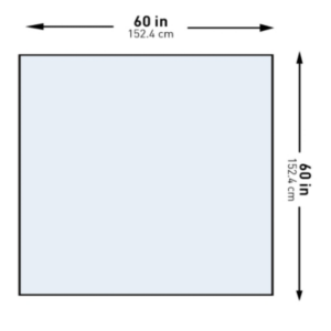 1130798 General Purpose Drape Medium Drape Sheet 60 W X 60 L Inch Sterile Case of 20
