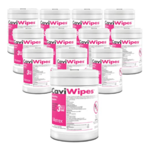 13465 CaviWipes Towelettes *Case of 12 Cans* (Large: 6" x 6.75") 160/Can
