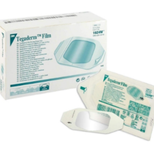 1624W Transparent Film Dressing 3M™ Tegaderm™ 2-3/8 X 2-3/4 Inch Frame Style Delivery Rectangle Sterile Box of 100