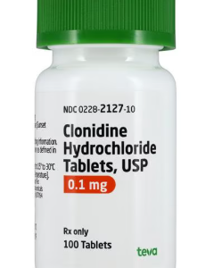 Clonidine HCl 0.1mg Each Bottle of 100