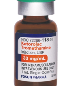 Ketorolac Tromethamine 30mg/mL for Injection in 1mL Vial - Box of 25