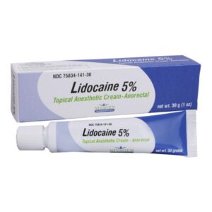 19345 Topical Pain Relief 5% Strength Lidocaine HCl Cream 30 Gram