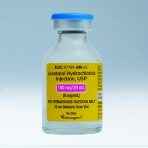 Labetalol 5mg/ml, 20ml vials  EACH 1