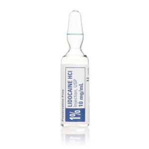 Lidocaine 1% 10 mg/mL 5mL Box of 25