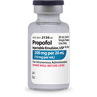 Propofol Injection USP 10 mg/mL - 20 mL SDV Box of 25