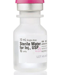 0409-4887-17 10ml sterile water for injection Box of 25