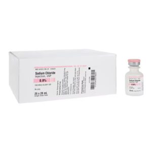 63323018620 Sodium Chloride Injection 0.90% SDV 20mL 25/Package