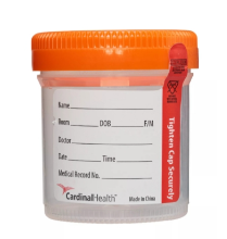 CHB13903A Urine Specimen Container 53 X 62 mm 90 mL (3 oz.) Screw Cap Sterile Box of 100