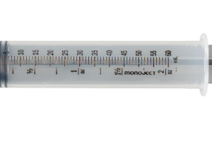 1186000777 General Purpose Syringe SoftPack 60 mL Luer Lock Tip Without Safety Box of 30