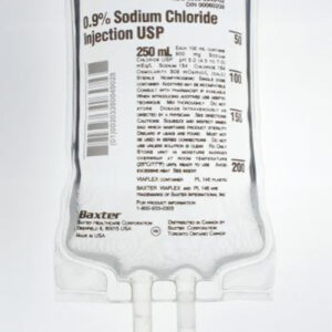 2B1322Q Baxter 250mL Sodium Chloride 0.9% 36 cases
