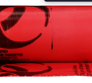 98765 Biohazard Waste Bag Biohazard Symbol / Infectious Waste 10 to 15 gal. Red 24 X 32 Inch Case of 250