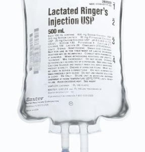 2B2323Q Lactated Ringer's Solution IV Solution 500 mL Case of 24