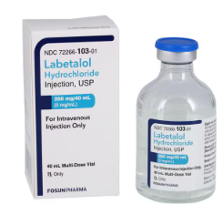 Labetalol 5mg/ml, 40ml vial EACH 1