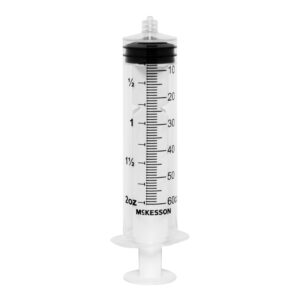 General Purpose Syringe 60 mL Luer Lock Tip Without Safety Sterile Box of 25