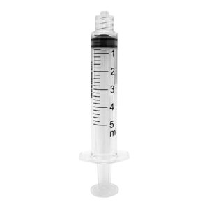 General Purpose Syringe 5 mL Luer Lock Tip Without Safety Sterile Box of 100