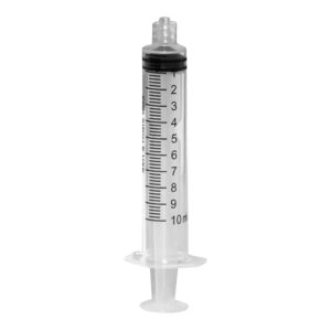 General Purpose Syringe 10 mL Luer Lock Tip Without Safety Sterile Box of 100