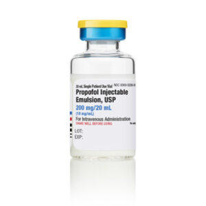 Propofol Injectable Emulsion, USP 10mg/mL - 20mL Box of 10