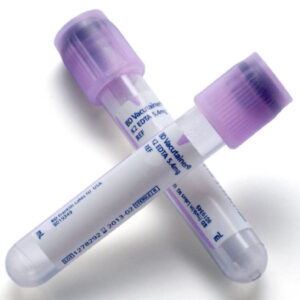 367863 BD Vacutainer Venous Blood Collection Tube K2 EDTA Additive 6 mL BD Hemogard Closure Plastic Tube Box of 100