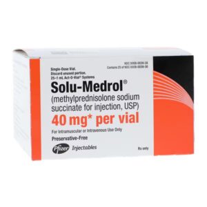 Solu Medrol 40mg/ml 1ml EACH 1
