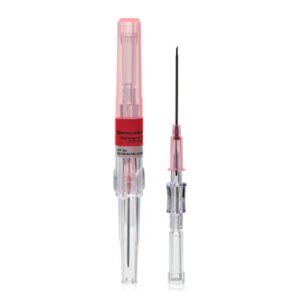 Peripheral IV Catheter 20 Gauge 1 Inch ETFE Straight Hub Non Blood Control Non-Safety Box of 50