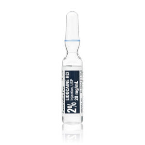 Lidocaine 2% 20 mg/mL 2mL Ampule Box of 25