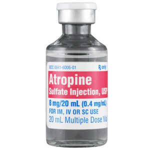 Atropine Vial - 0.4mg/mL 20mL Each 1