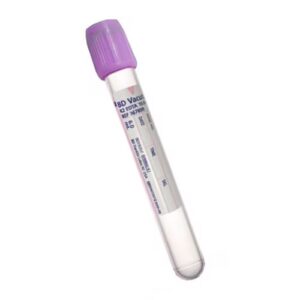 366643 BD Vacutainer Venous Blood Collection Tube K2 EDTA Additive 10 mL BD Hemogard Closure Plastic Tube Box of 100