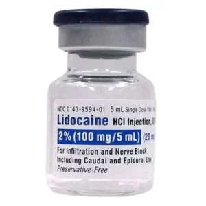 Lidocaine 2% P/F SDV 5mL Box of 10