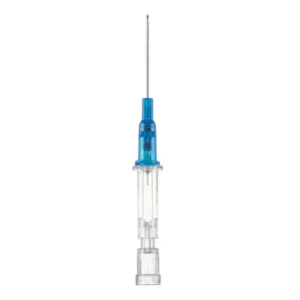Peripheral IV Catheter 22 Gauge 1 Inch ETFE Straight Hub Non Blood Control Non-Safety Box of 50