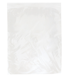 Reclosable Bag 10 X 13 Inch Polyethylene Clear Zipper Closure Pack of 100