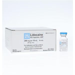 Lidocaine HCl Injection 2% MDV 20mL 25/Package
