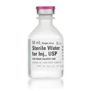 Sterile Water Injection 50mL Vial EACH 1